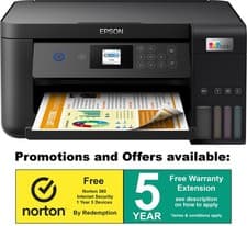 Image of Epson EcoTank ET-2851 A4 Colour Multifunction Inkjet Printer