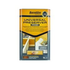 Image of Barrettine Premier Universal Wood Preserver (Clear, 1L) - Deep Penetrating... 