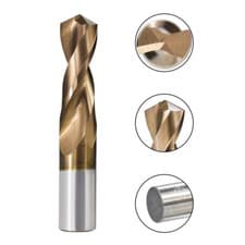 Image of Solid Carbide Twist Drill Bit 1.0-12mm TICN for Metalworking Drill 2 Flute CNC