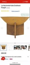 Image of La Hacienda Kala Oxidised Firepit - Patio Heater - Log Burner - 360 view, Natur