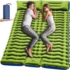 Image of Inflatable Mat Camping Sleeping Self Inflating Mattress Bed UK Air Pillow Hiking