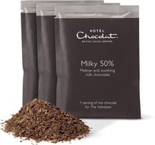 Image of Hotel Chocolat 50 Percent Milky Hot Chocolate (pack of 20 Single Serve Sachets)