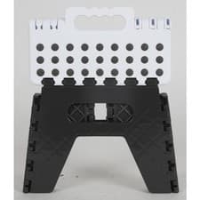 Image of 8x Folding Step Stool Aid Stool Plastic 28×25×21 CM 100 KG Workshop Garage