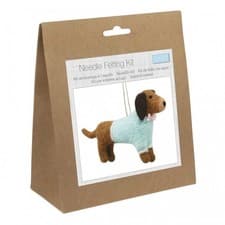 Image of Trimits Needle Felting Kit Dachshund