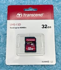 Image of Transcend 32GB SDHC SD Card, Class 10 TS32GSDU1 (OFFERS WELCOME)