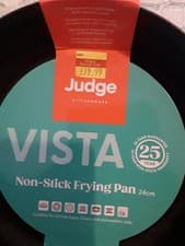Image of Judge Vista Stainless Steel Non-Stick Medium Skillet Frying Pan 24cm, Induction