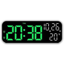 Image of LED Digital Projection Alarm Clock FM Radio Snooze Dimmer Ceiling Projector