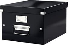 Image of Leitz A4 Storage Box, Click and Store Range 60440095 - Medium, Black