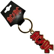 Image of AC/DC - Keychain  Logo Gold - keyrings - E500z