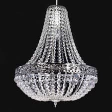Image of ACRYLIC MADISON CEILING LIGHT DROPLET PENDANT CHANDELIER SHADE CRYSTAL BEAD