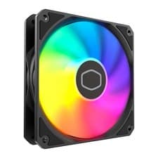 Image of 120mm Cooler Master MF120 Lite ARGB, Black, 9 Blade, 1750rpm, 70.5CFM, Sleeve Be
