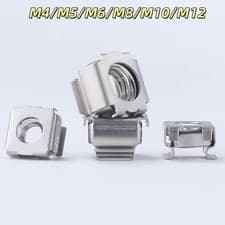 Image of M4/M5/M6/M8/M10/M12 Cage Nuts 304 Stainless Steel/Carbon Steel Floating Nuts