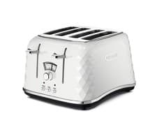 Image of De'Longhi CTJ4003.W Brillante 4 Slice Toaster with Defrost Function 1800W