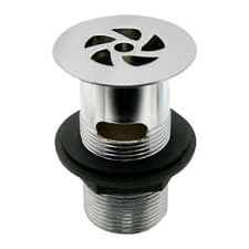 Image of Deva 1 1/4 Inch Basin Waste Chrome - Slotted Basin Waste Fitting