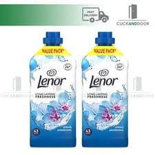 Image of 2 X LENOR LIQUID FABRIC CONDITIONER 43 WASHES SPRING AWAKENING 1.419L