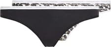 Image of Calvin Klein Women Pack CK One Cotton Thong Leopard 12 (Medium)
