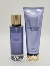 Image of Victoria’s Secret Midnight Bloom Mist Spray 250ml and Body Lotion Set Brand New