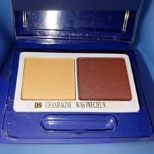Image of CLARINS NUDE NATURAL BROWN EYESHADOW DUO #09 CHAMPAGNE & BOIS PRECIEUX REFILL