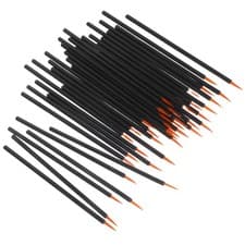 Image of 40 Pcs Tiny Brush Fine Detail Small Paintbrush Round Pointed Tip Brushes