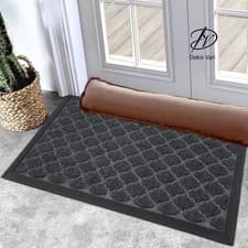 Image of Plain Dyed Fabric Draught Excluder Stopper Cushion Heavy Door Draught Stopper