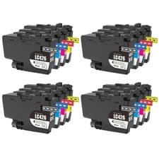 Image of 16 Ink Cartridges for Brother MFC-J4340DW & MFC-J4540DW - 4 Compatible Set