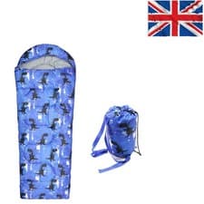 Image of Compact Kids Sleeping Bag - Perfect for Camping & Hiking, 3 Seasons, Cozy Warmth