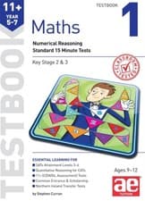 Image of 11+ Maths Year 5-7 Testbook 1 by Stephen C. Curran (Paperback Book)