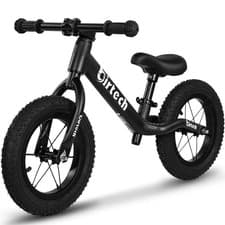 Image of Lightweight Balance Bike Black. Lovey to Ride No Pedal Bike