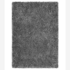 Image of Contemporary Origins Chicago Plain Solid Dense Pile Soft Shag Shaggy Rug Runners