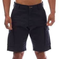 Image of Men's Gant Relaxed Fit Twill Cargo Shorts in Blue