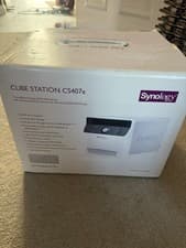 Image of Synology Cube Station DS407e NAS 4X Bay Enclosure - Hardly Used VGC