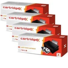 Image of 4 x Black Laser Toner Cartridge Compatible with Ricoh 407166