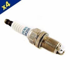 Image of Denso SK20R11 Iridium Spark Plugs x4 Ignition Electrical Replacement Spare