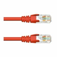 Image of 5M CAT.6a 10Gb S-FTP LSZH PATCH CABLE - RED