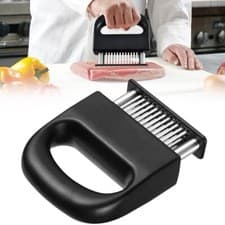 Image of Premium 48-Blade Stainless Steel Meat Tenderizer for Beef, Steak, and Chicken