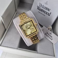 Image of NEW Vivienne Westwood Exhibitor Ladies Gold Luxury Watch, With Gift Box & Tags!