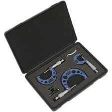 Image of Sealey Micrometer Set 3pc Metric