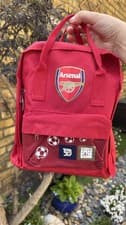 Image of Arsenal Kids Backpack Team J’s NEW With Tags Red Rucksack School Bag