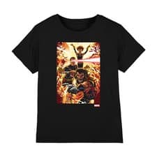 Image of Xmen Wolverine Cyclops Jean Grey Kids T-Shirt Black