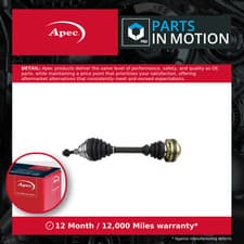 Image of Drive Shaft Front Left ADS1176L Apec Driveshaft 1K0407271BJ 1K0407271EE Quality