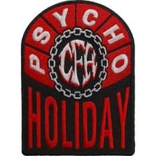 Image of PANTERA Iron On Patch: PSYCHO HOLIDAY: cowboys from hell Official MERCH gift £pa