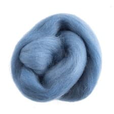 Image of Natural Wool Roving: 10g: Light Blue