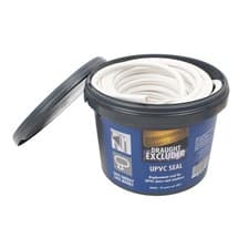 Image of Stormguard uPVC Window Bubble Door Gasket � 25m White Rubber Seal Replacement
