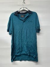 Image of Men’s Pierre Cardin Navy / Teal Polo Shirt Size Large Brand New