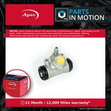 Image of 2x Wheel Brake Cylinders (Pair) fits NISSAN MICRA K10 1.2 Rear 86 to 92 MA12S