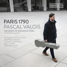 Image of AN29196 Pascal Valois Paris 1790: the Music of Monsieur Vidal CD AN29196 NEW