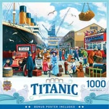 Image of Titanic Now Boarding 1000 piece jigsaw puzzle 680mm x 489mm (60347)