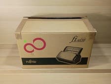 Image of Fujitsu FI-6110 Scanner. Original Box and packing. All accessories