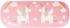 Image of New Kid's Sass & Belle Pink Rainbow Unicorn Glasses Case With Cloth Gift