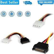Image of com SATA to LP4 Power Cable Adapter - F/M - Power adapter - SATA power M to 4...